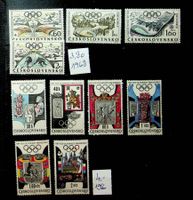 TCHÉCOSLOVAQUIE 2 SÉRIES NEUVES 1966-8. COTE  7.80 EUROS/T96