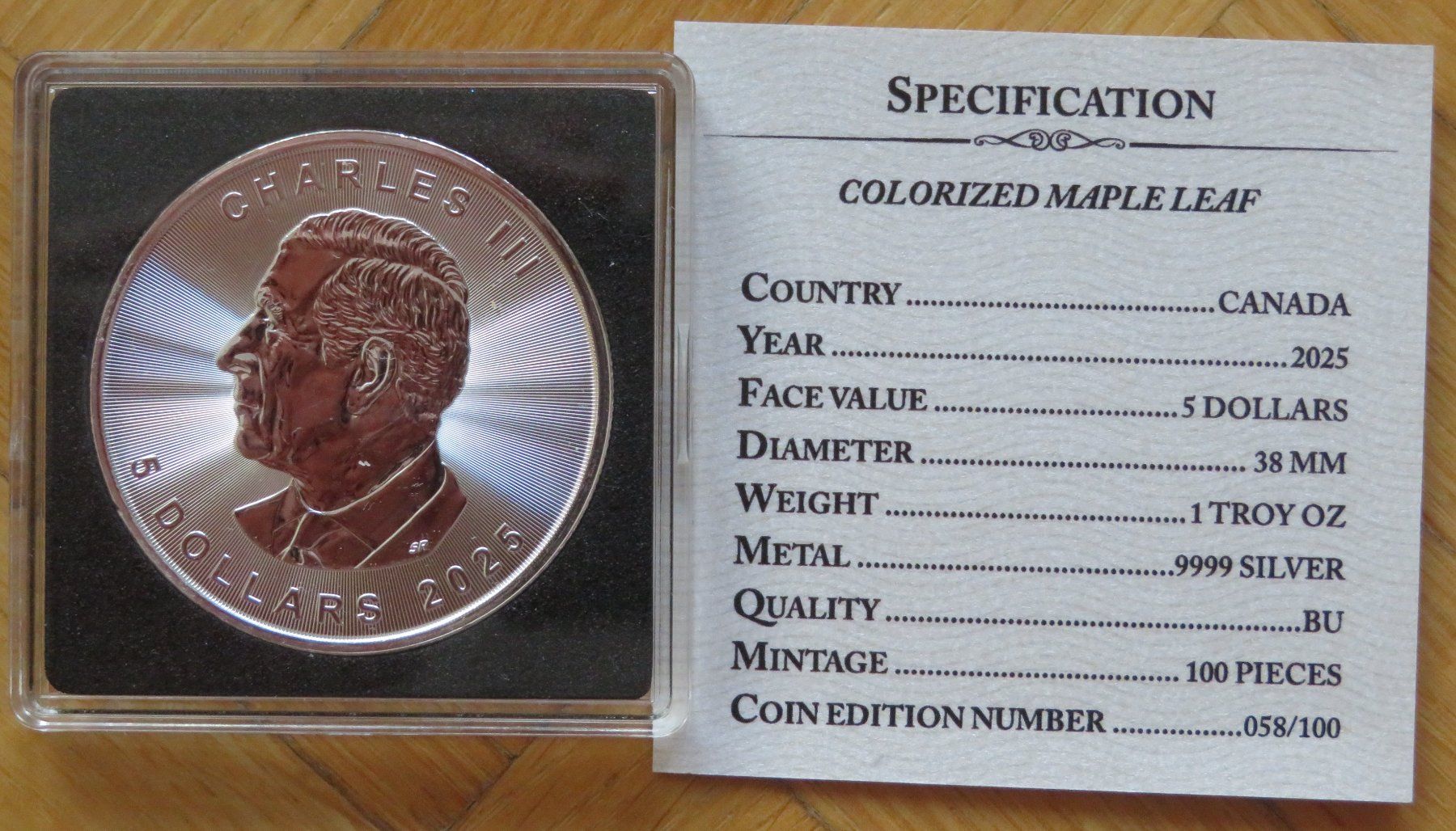 Alle Münzen: Maple Leaf 2025  Farbiger Round Stained Glass Squirrel 1 oz. – Neu (gemäss Beschreibung) aus Wetzikon ZH von Nicki6 2