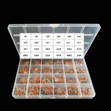 Componenti elettronici: 960Stk 50V Keramik Kondensator Box Kit – Nuovo e nell'imballaggio originale da Illnau venduto da diy-shop