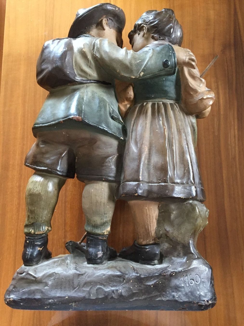 Skulpturen & Statuen: Gips Liebespaar ANTIK 40cm Höhe – Gebraucht aus Trachslau von post35 7