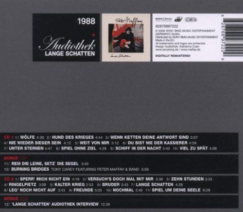 CDs: Maffay Peter: Lange Schatten 2CD Bonustracks – Neu und originalverpackt aus Steinhausen von Vilivinili 1