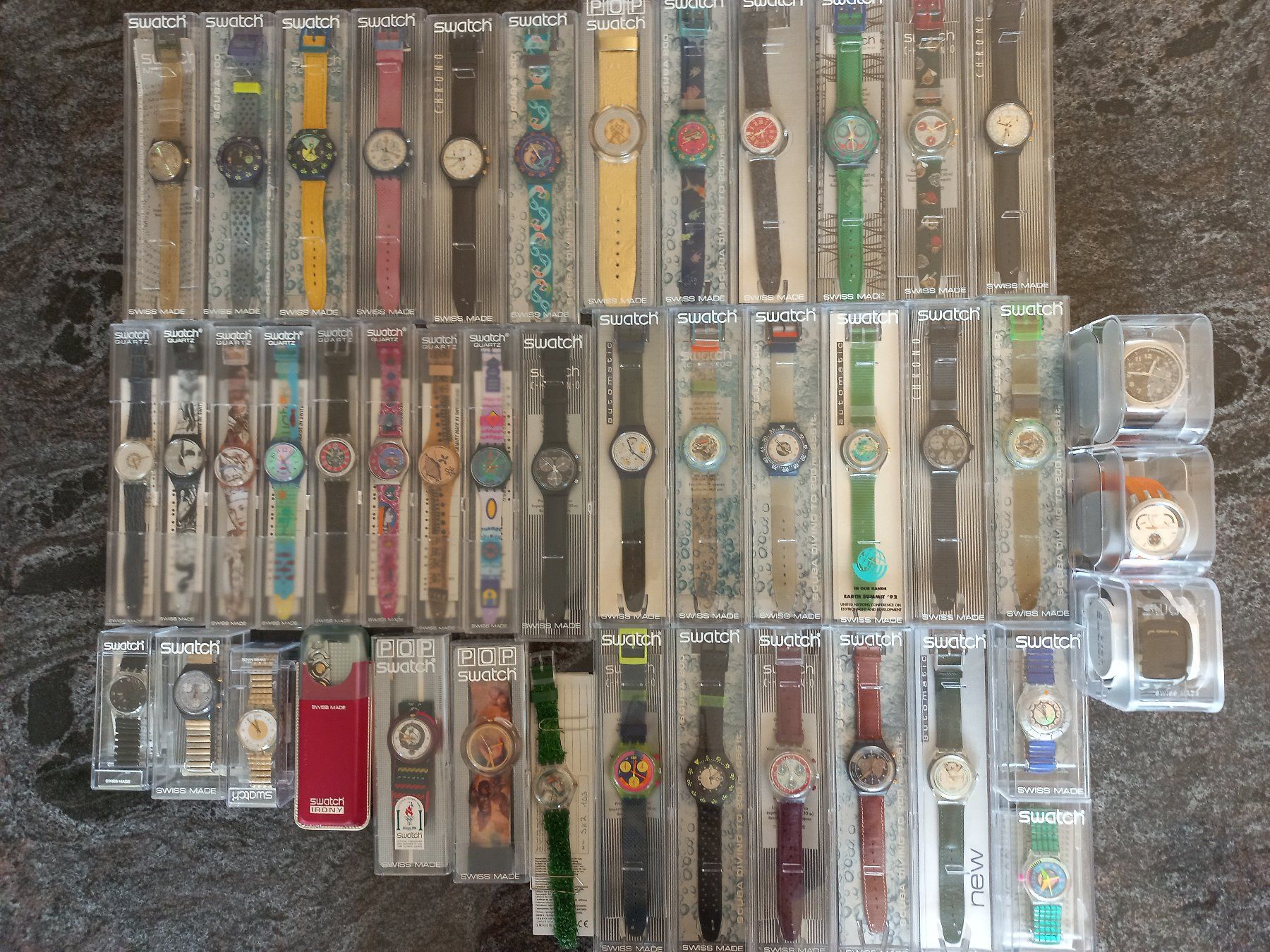 Swatch Uhren: 44 verschiedene Modelle, einzelne Modelle möglich – Neu und originalverpackt aus Kaufdorf von EdelmannPaPrintGmbH