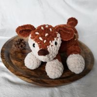 Handgemachtes Kuscheltier Reh, Amigurumi