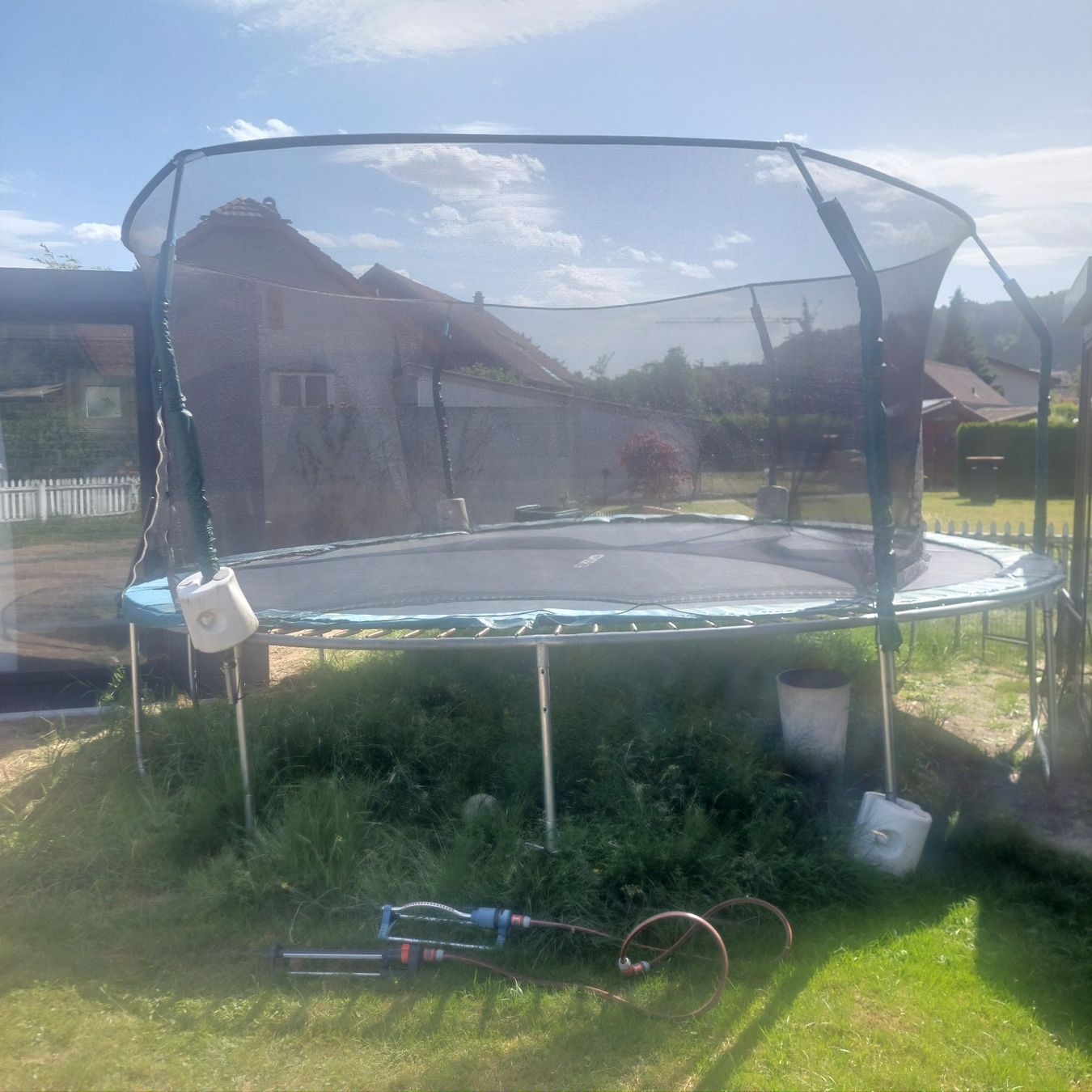 Trampolini: Trampolin 490 cm inkl. Sicherheitsnetz – Usato da Strengelbach venduto da pete_2025 1