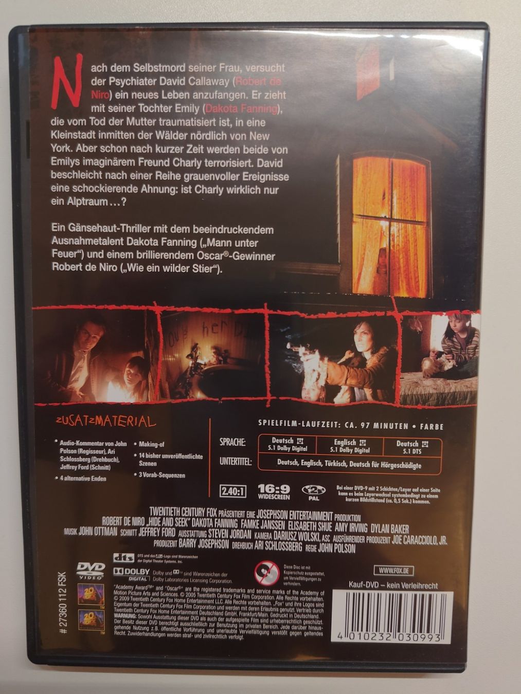 Tutti i DVDs: Hide and Seek – Usato da Liestal venduto da Kratzilla 2