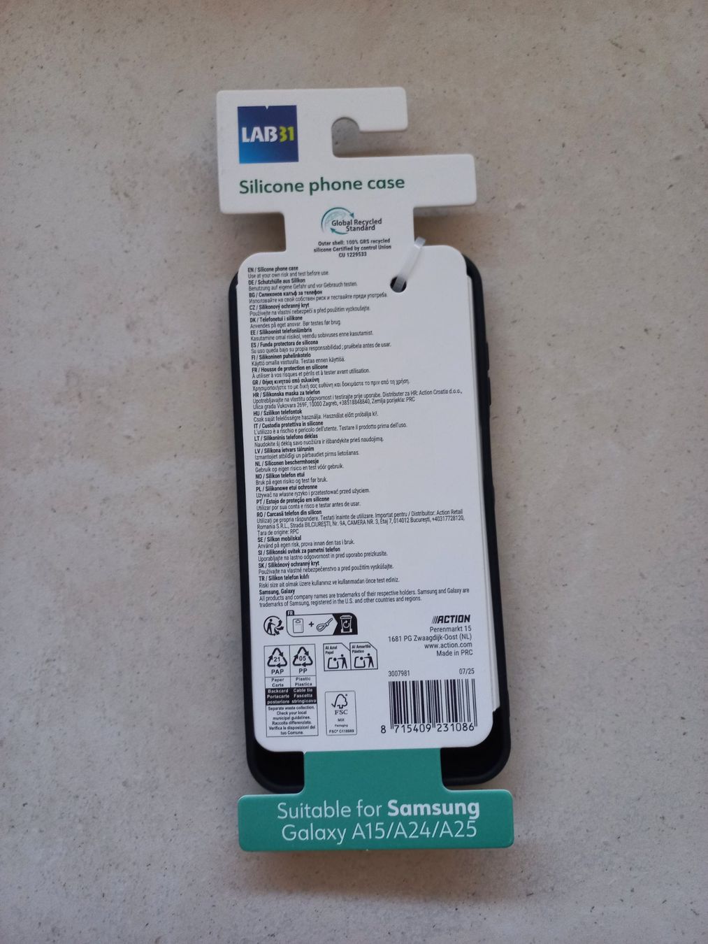 Samsung Cover & Protezioni schermo: Coque de protection noire Samsung A15/A24/A25 – Nuovo e nell'imballaggio originale da Biel/Bienne venduto da Pipsi79 1