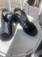 Camper Sandalen schwarz Groesse 38 Leder Zustand gebraucht