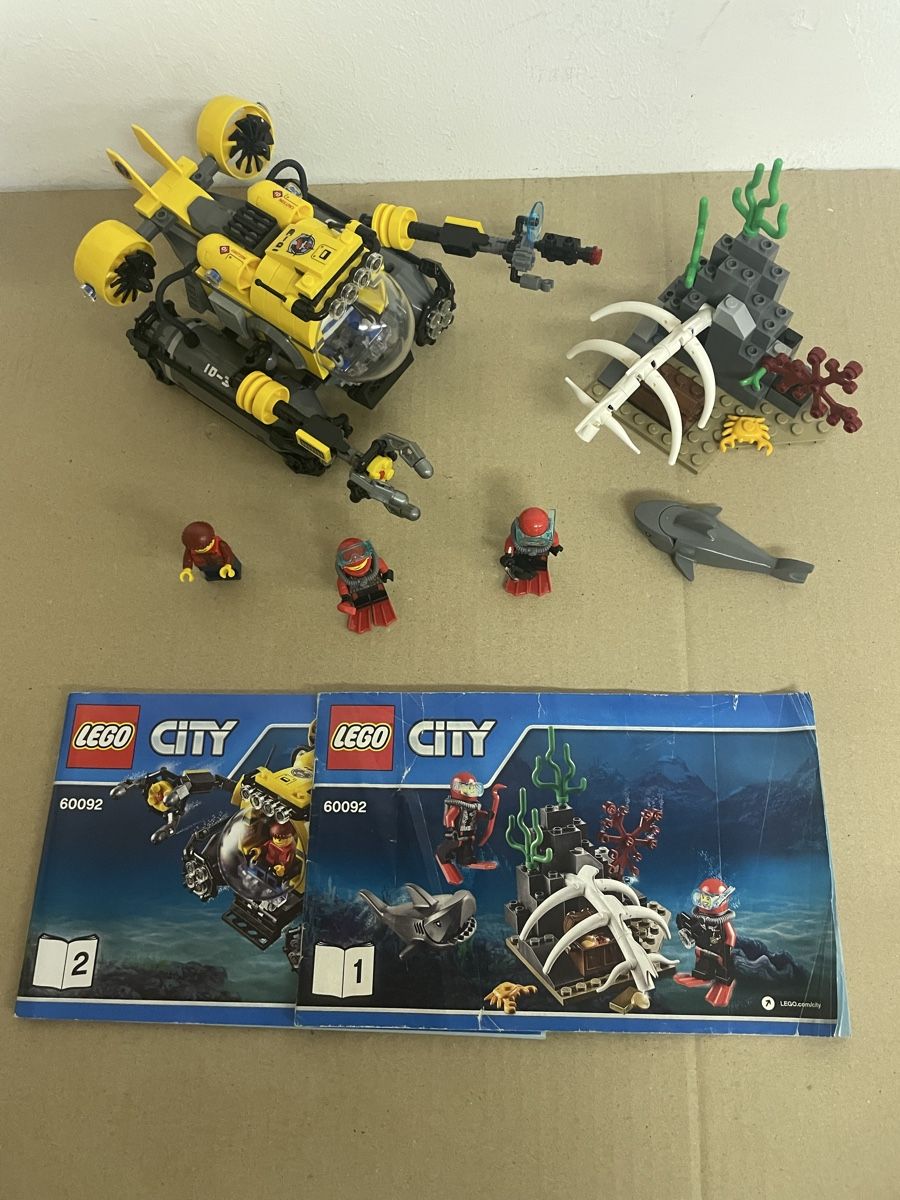 Lego Kit di costruzioni: Lego city unterwasser u-boot 60092 – Usato da Möriken AG venduto da Peka01