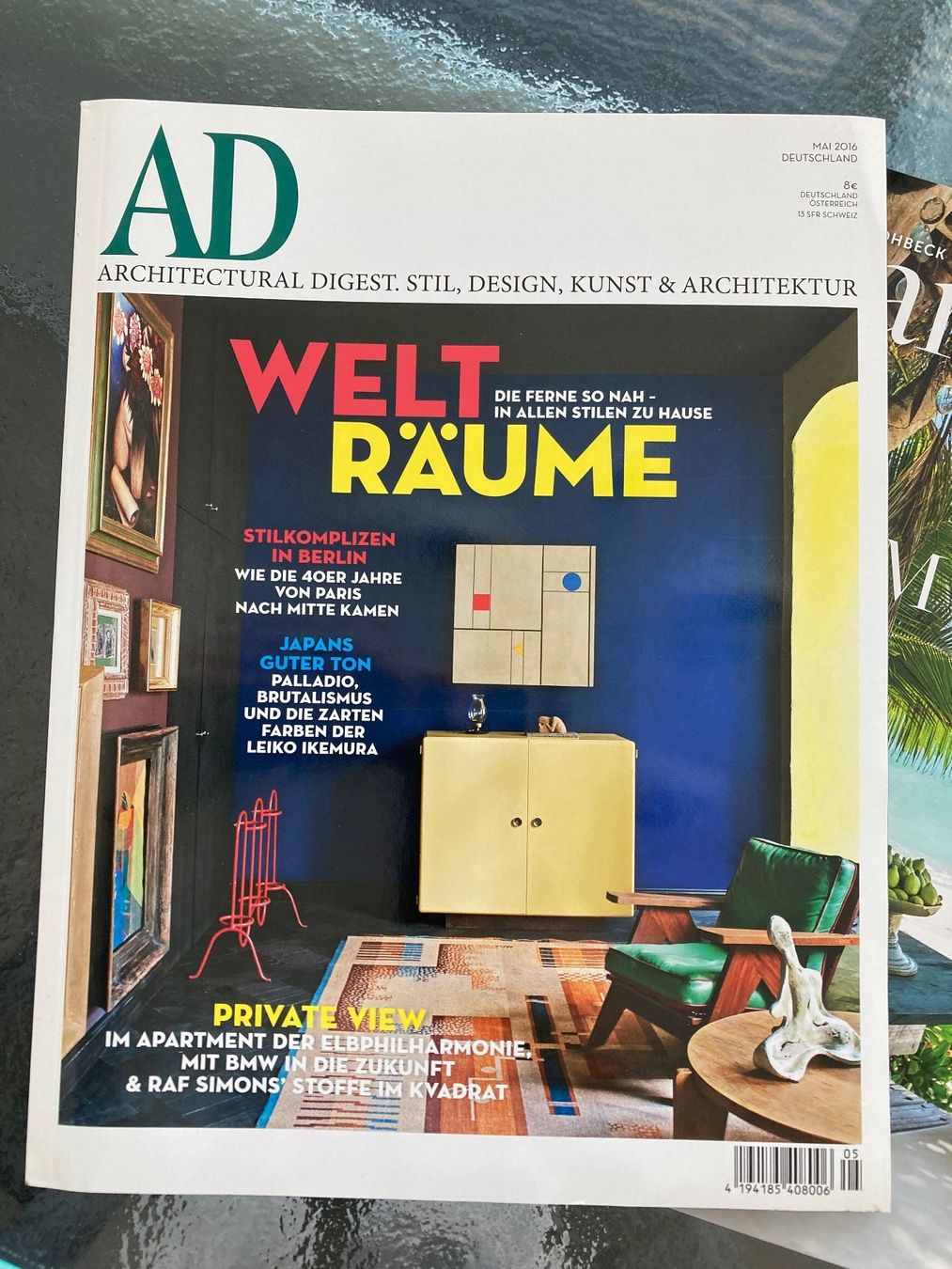 Zeitschriften & Magazine: AD Magazin Architectural Digest, Mai 2016, mit Reisebeilage – Neu (gemäss Beschreibung) aus Zürich von dolcicaramelle2 1