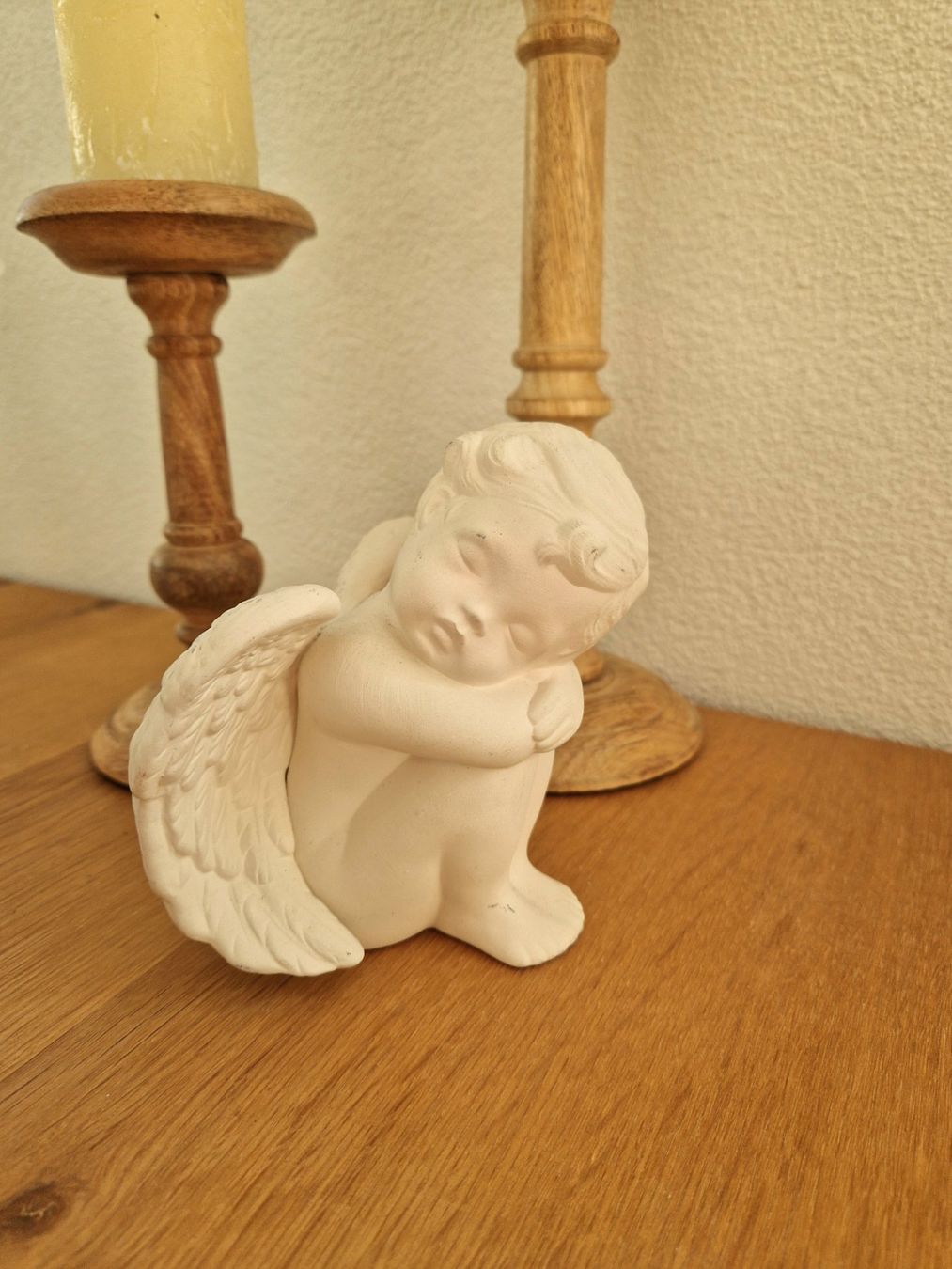 Statuette: Engel schlafend/sitzend/geborgen – Usato da Siblingen venduto da Vany_McDougall 7