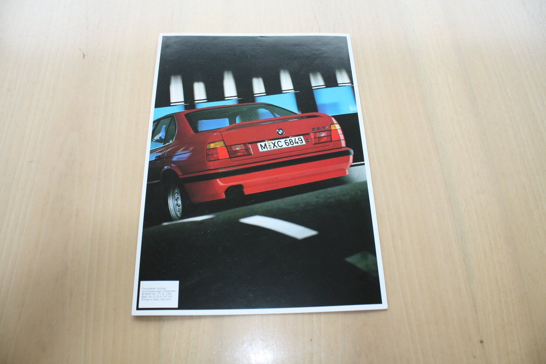 BMW Documenti: Original BMW M-Technic 5er E34 Prospekt 1/1988 – Usato da Wikon venduto da erwin400 4