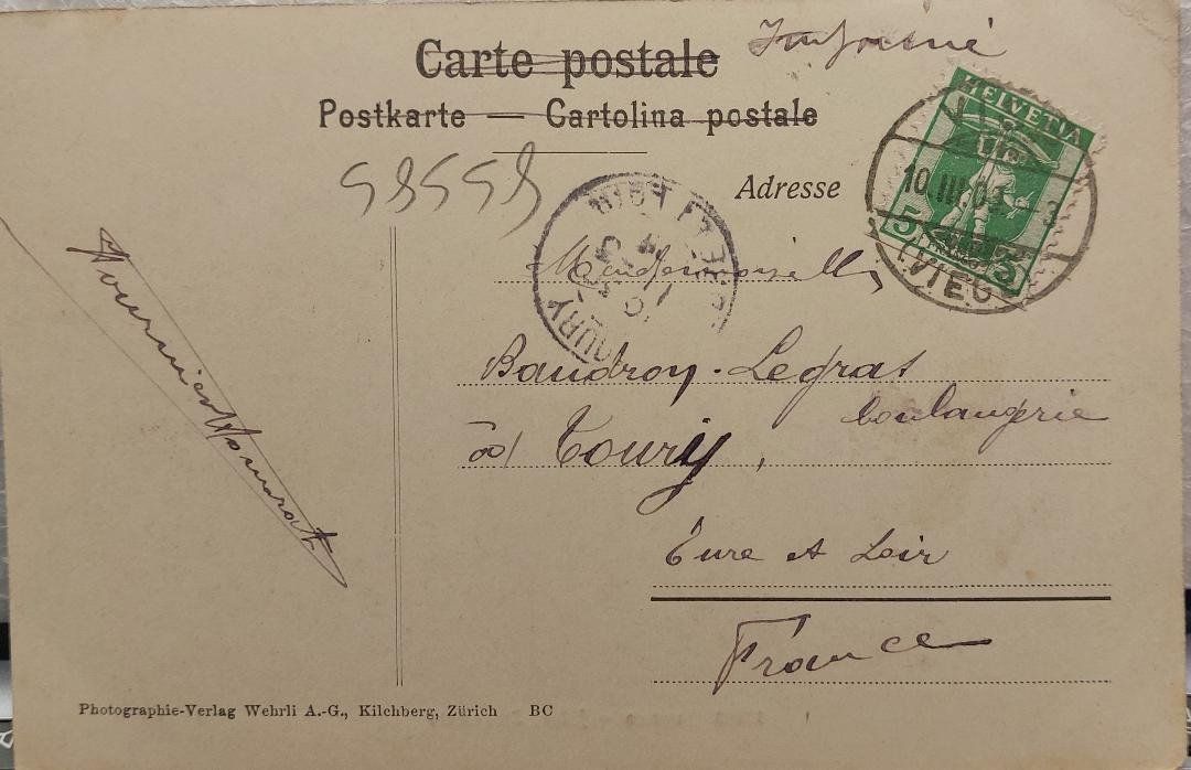 Cartoline postali: LUGANO - Hôtel Splendide - 1903 – Usato da Delémont venduto da Domdom1 1