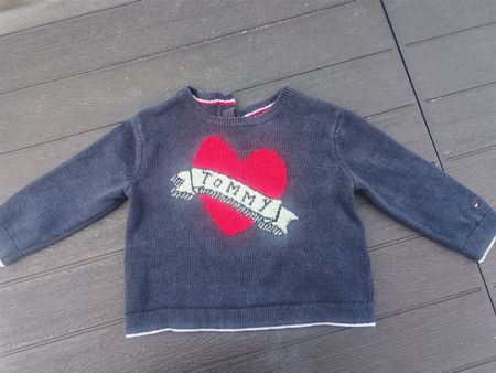 Baby Pullover Tommy Hilfiger dark blue size 74