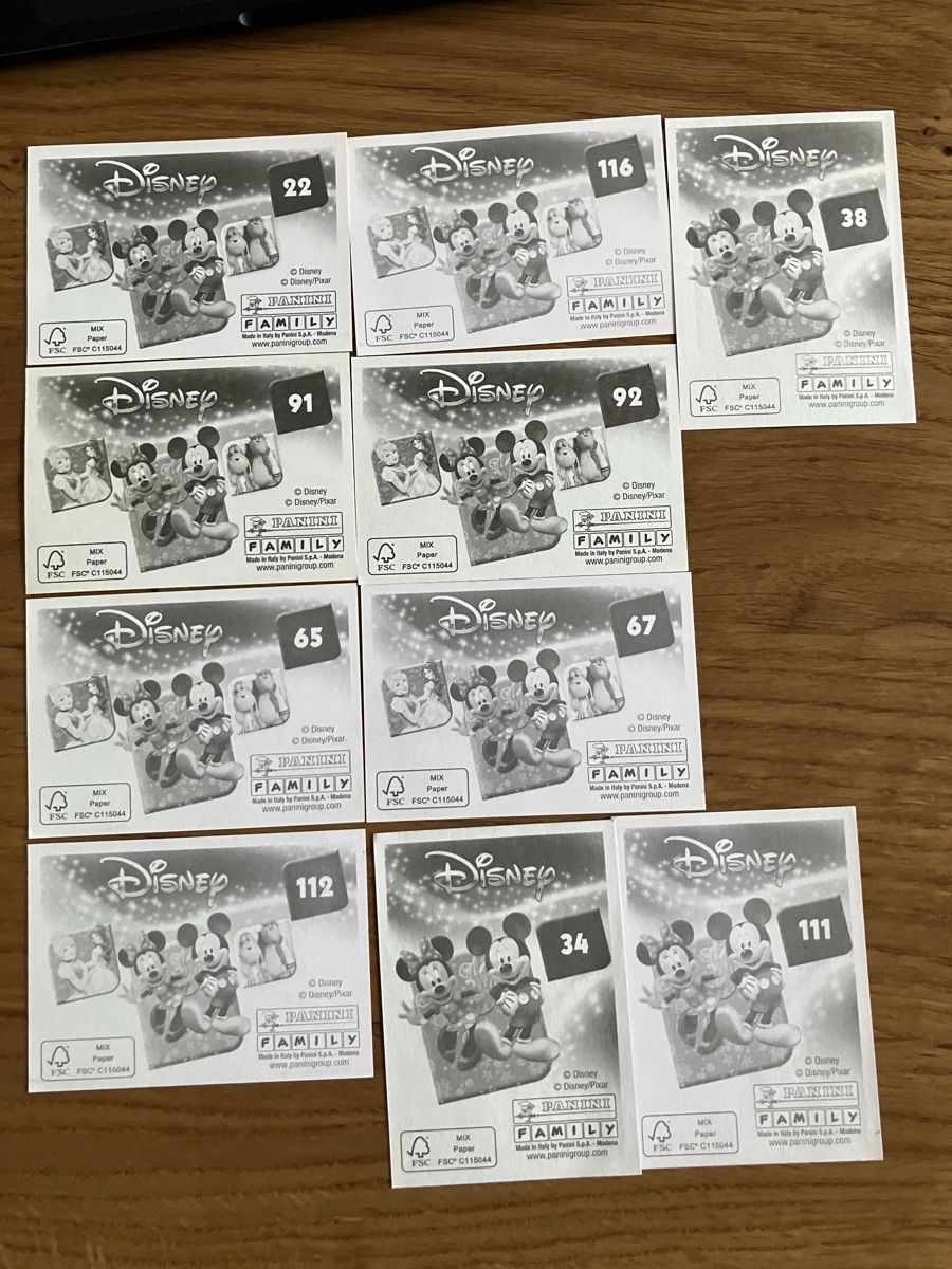 Disney Carte collezionabili: Alte Disney Bilder Panini – Usato da Biglen venduto da Maci2005 1
