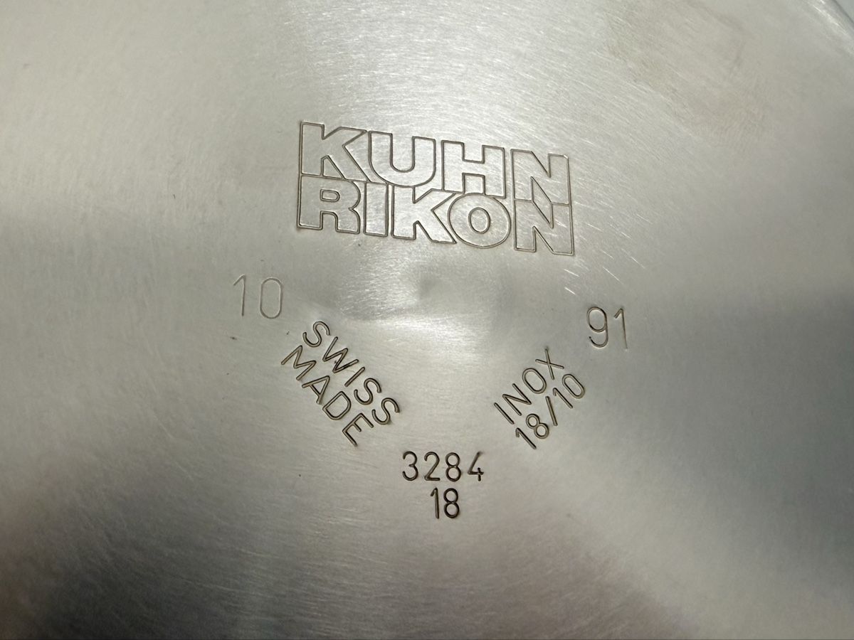 Kuhn Pentole: Kochtopf Set - Kuhn Rikon - Edelstahl  – Nuovo (secondo la descrizione) da Zürich venduto da daki81 6