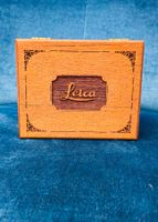 Leica Vintage-Box aus Massivholz, für Fotos/Gegenstände