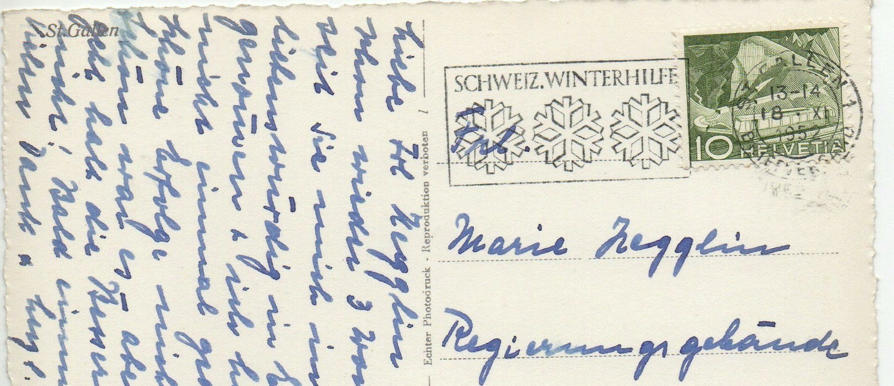 Cartes postales: ST. GALLEN Teilansicht – D'occasion à Jona par philajona 1