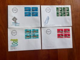 Freimarken 1983 FDC Viererblockserie (R541)