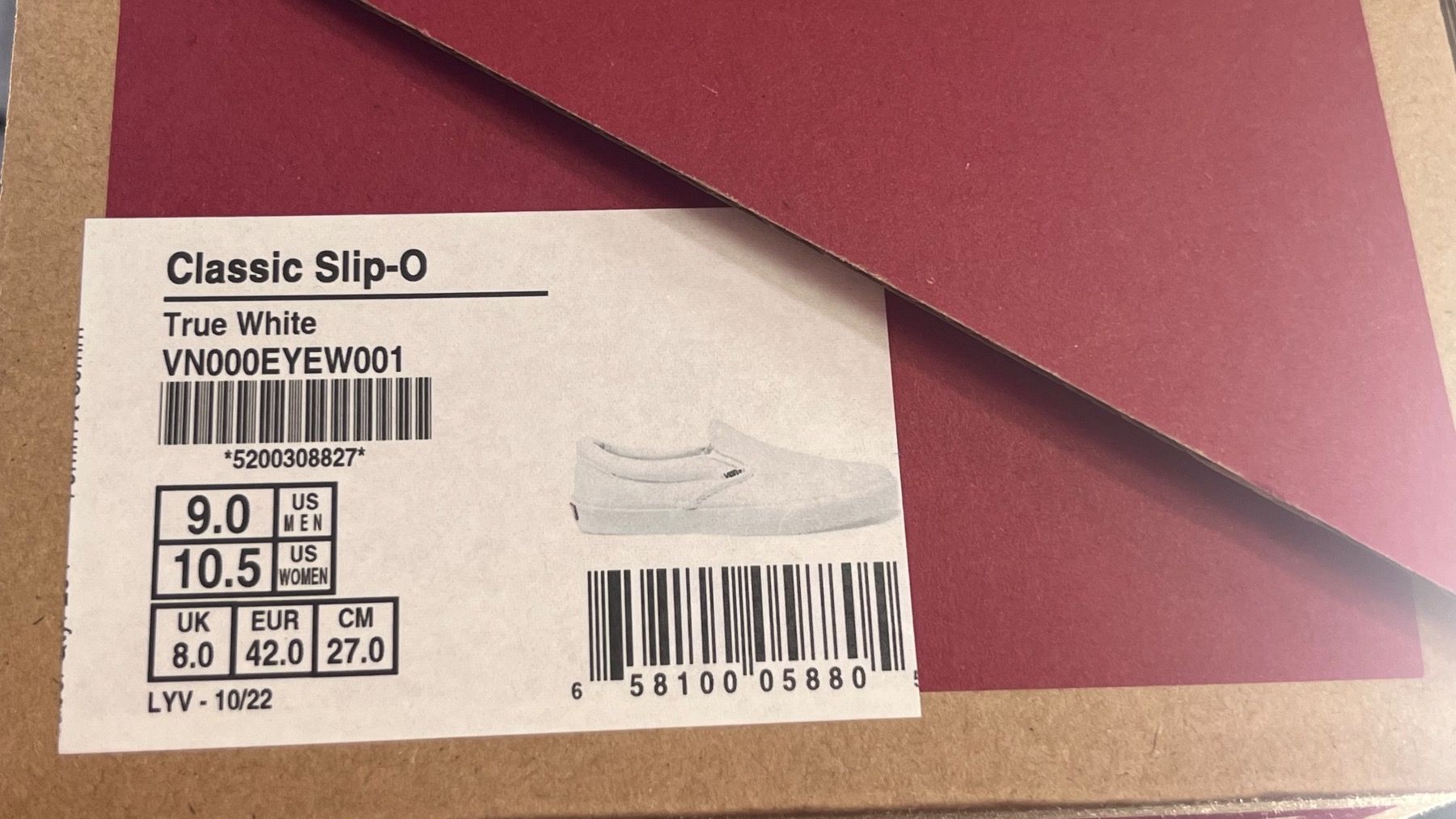 Vans Herrenschuhe: Vans Classic Slip-On Schuhe Größe 42 – Neu und originalverpackt aus Tafers von JP911 5