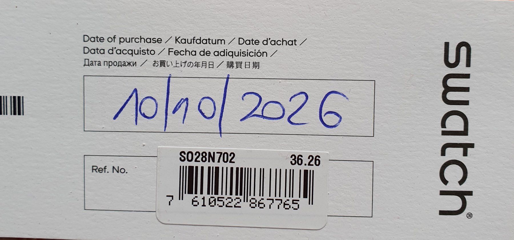 Swatch Montres: Swatch unisex neu – Neuf (Voir description) à Zürich par Hansro 2
