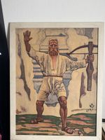 Historischer Kunstdruck nach Ferdinand Hodler – gerahmt