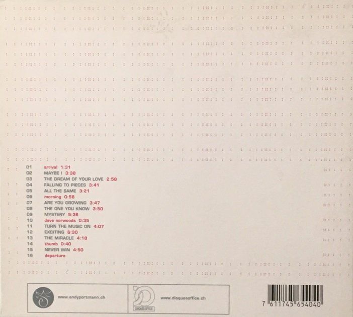 CDs: Andy Portmann – Broadway Pop – Gebraucht aus Grüningen von azulverde 2