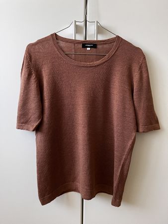Lawrence Grey T-Shirt Damen Grösse M 100% Leinen