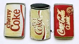 3 Coca-Cola Pins