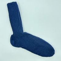 Handgestrickte Wollsocken Grösse: 44/45