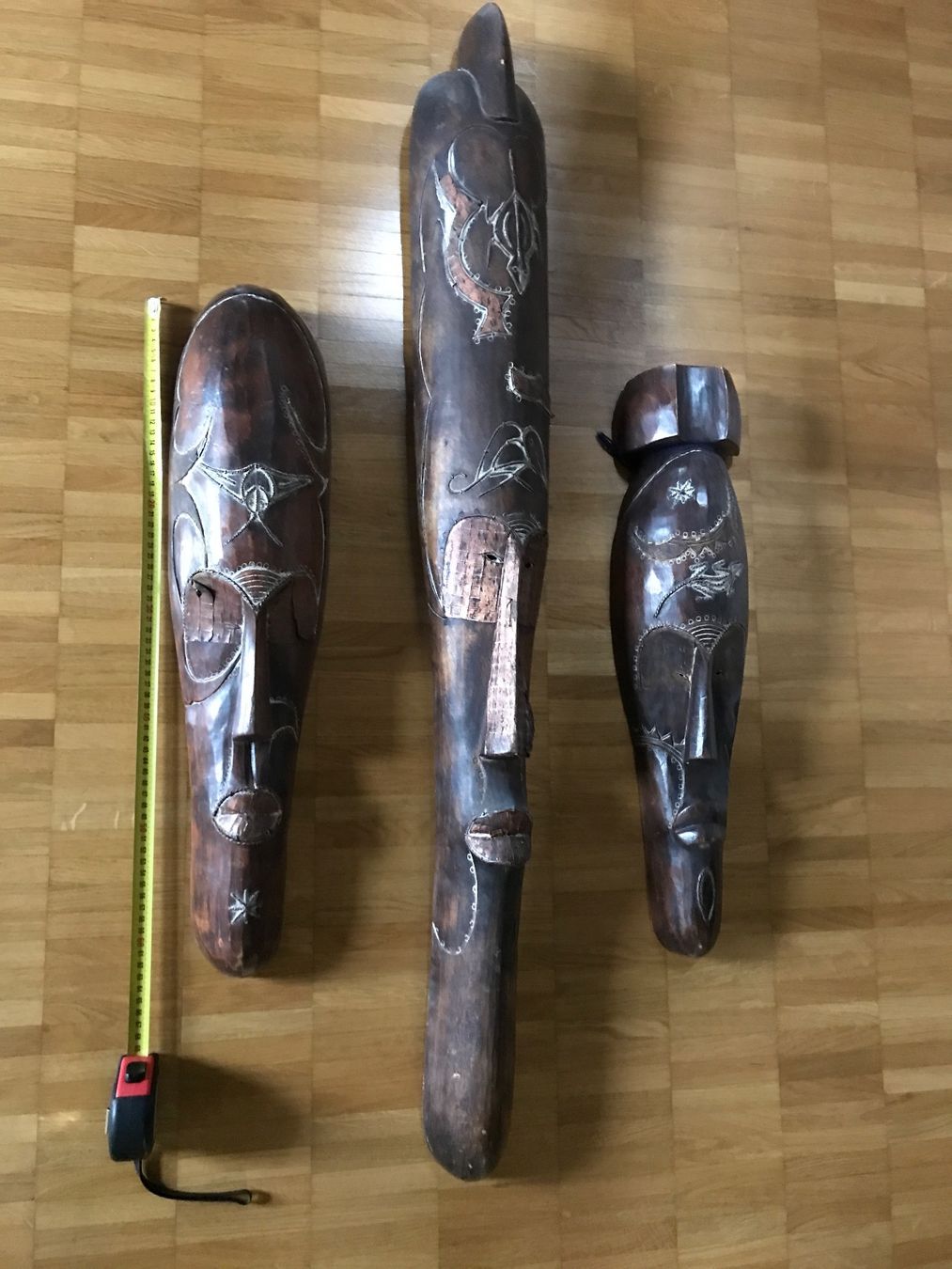 Internationale Kunst: Afrikanische Artefakte 3er Gruppe – Gebraucht aus St. Margrethen SG von kellenbh 2
