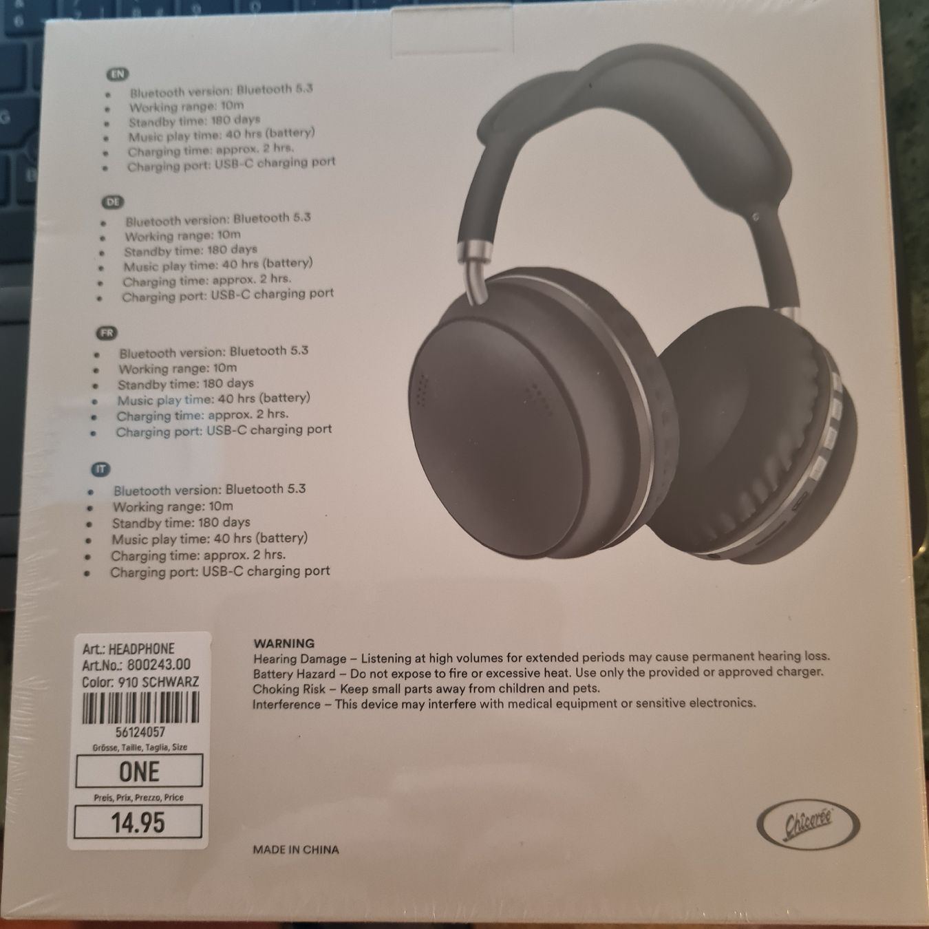 Cuffie: Bluetooth Kopfhörer Fabrikneu in OVP – Nuovo e nell'imballaggio originale da Horw venduto da Arta20000 1