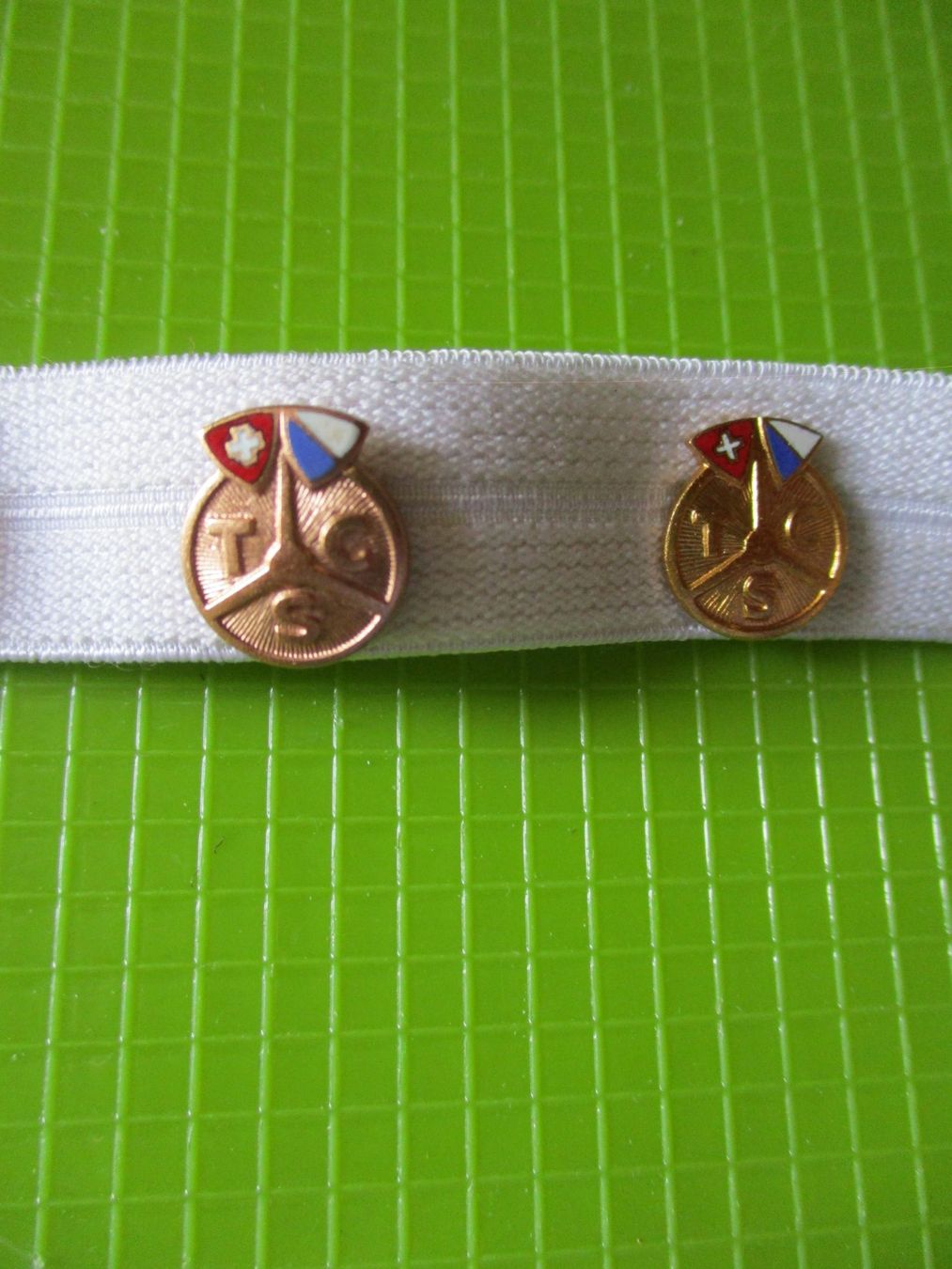 TCS Placchette & Badge: 6 TCS  Abzeichen / Pin – Usato da Ottikon Gossau ZH venduto da hokuspokus 2