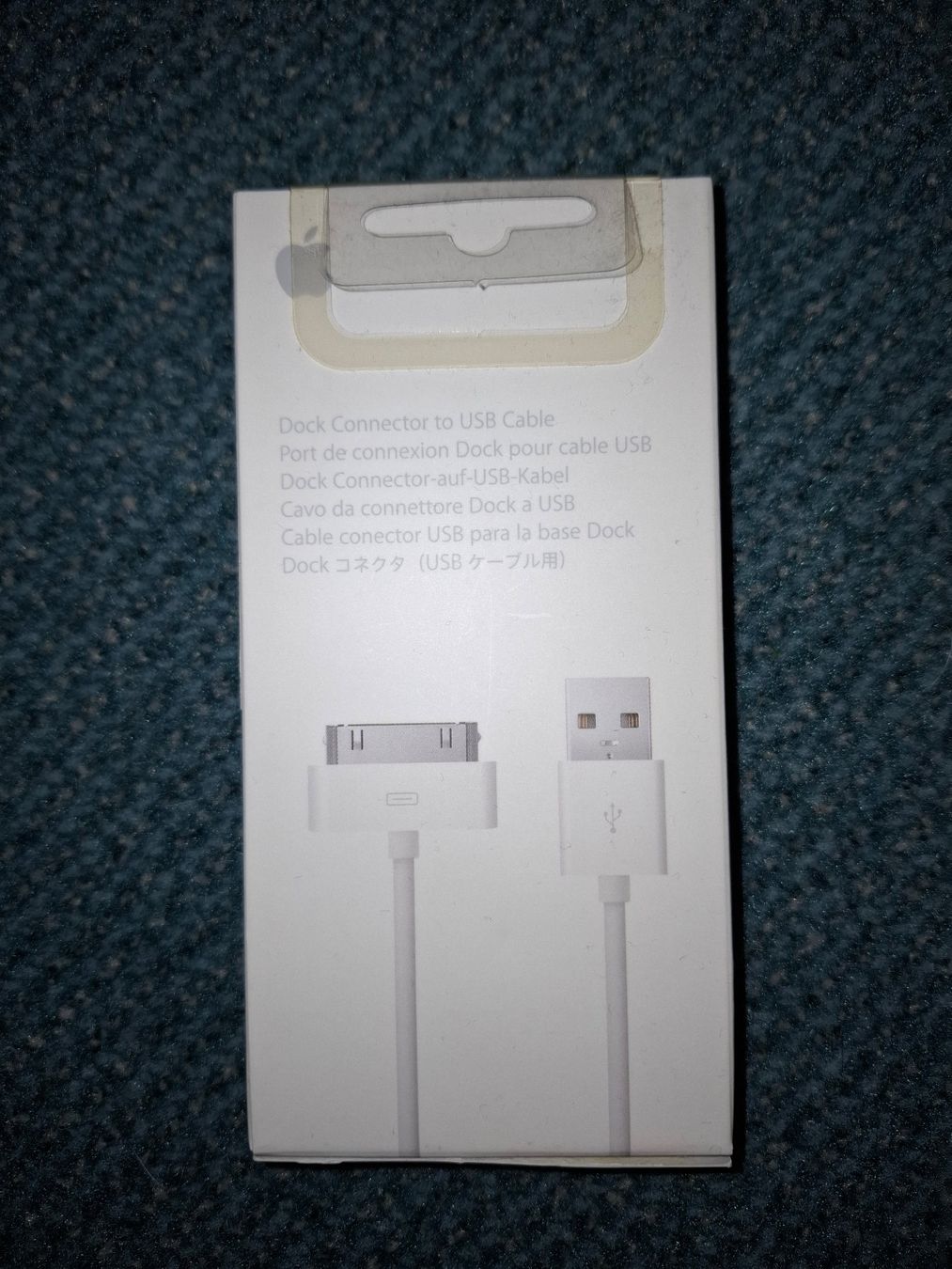 Apple Kabel: Apple Dock Connector to USB Cable MA591G/B – Neu und originalverpackt aus Chemin von vin_zh6l 1