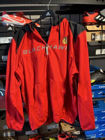 NHL Chicago Blackhawks Kapuzenjacke rot neu mit Etikett