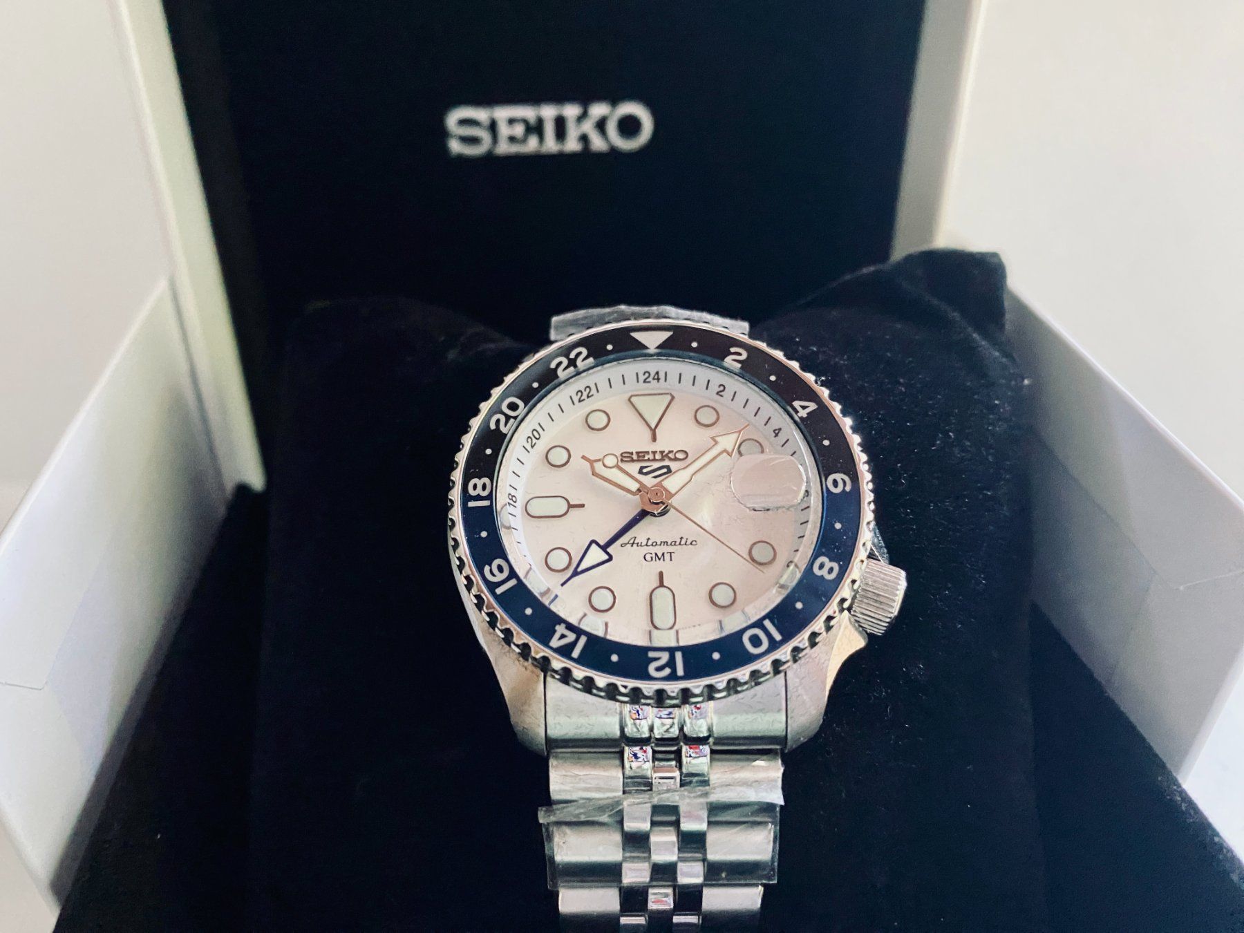 Seiko Montres: Seiko SSK GMT Silver Cloud New ! – Neuf (Voir description) à Genthod par Fejmeo 2