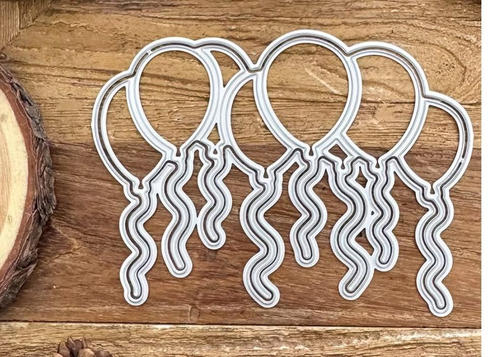 Sciablone: Neue Stanzschablone Ballons – Nuovo e nell'imballaggio originale da Effretikon venduto da wenuss 1