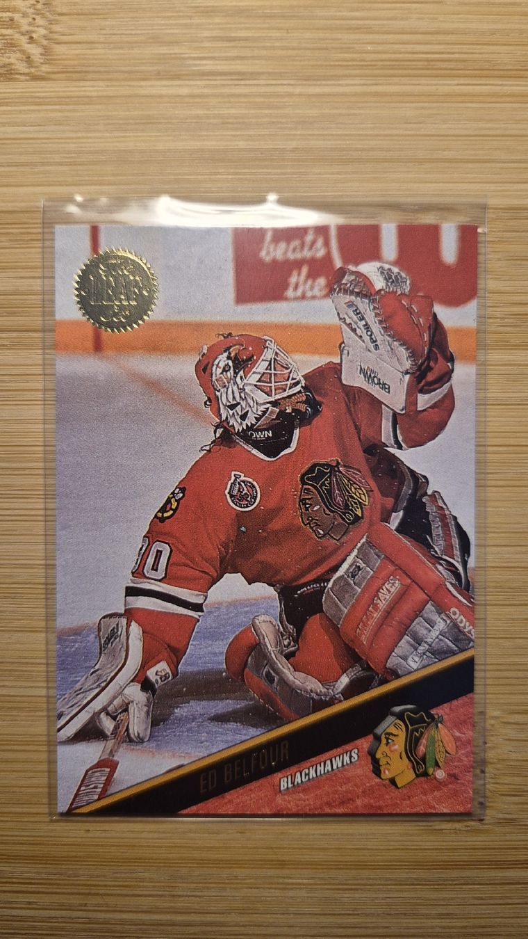 NHL Carte collezionabili: NHL Ed Belfour Chicago Blackhawks – Usato da Bellach venduto da IceCards-80