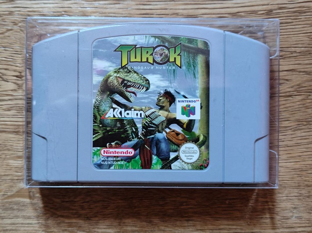 Giochi: Turok: Dinosaur Hunter, N64, nur Modul – Usato da Rütschelen venduto da BraveHeartDog