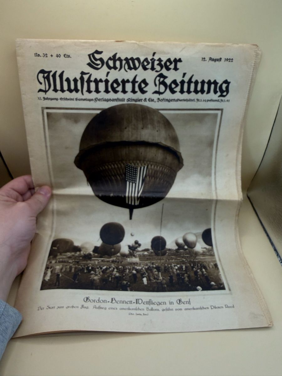 Revues & Magazines: Schweizer Illustrierte Zeitung 1922 Luftfahrt – D'occasion à Genève par sho_67qj