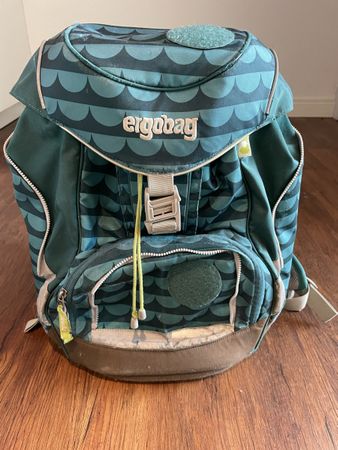 Ergobag Schulrucksack Set mit Zubehör, Top Zustand!