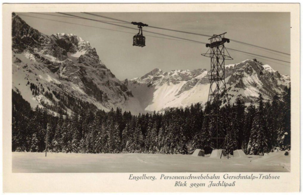 Cartoline postali: Engelberg - Luftseilbahn Gerschnialp--Trübsee – Usato da Binningen venduto da Mountainrider