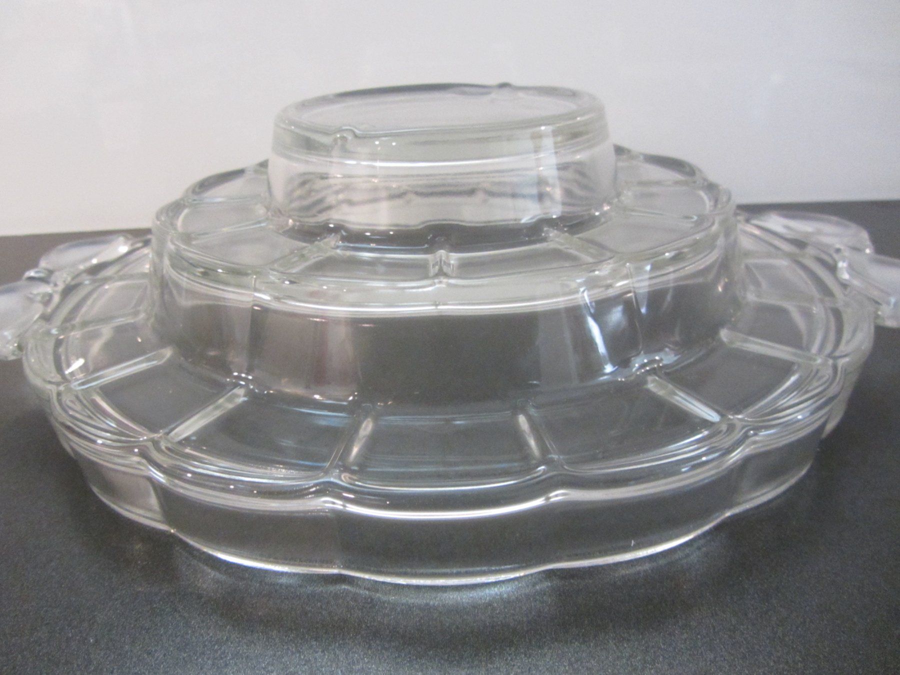 Ciotole: beidseitig verwendbare Glasplatte, 24 cm – Usato da Egliswil venduto da chroetli22 3