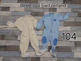 104 ZEWI zwei warme Pijamas Bebe Jou Fleece Füsse
