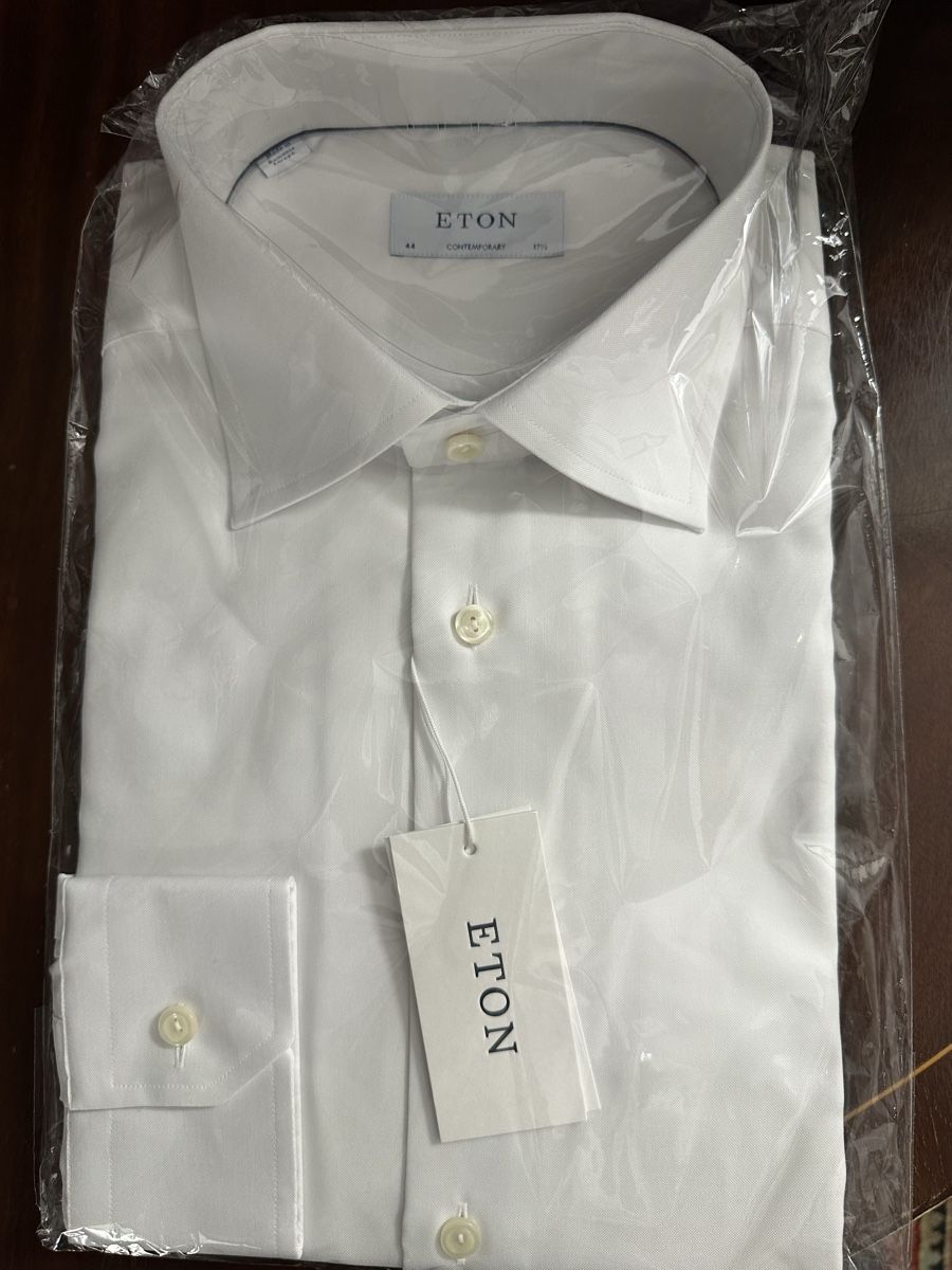 Camicie: Eton Hemd Contemporary Grösse 44/17.5  – Nuovo e nell'imballaggio originale da Küsnacht ZH venduto da Nano_zh