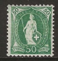 1905 : Stehende Helvetia Nr. 90a * KP 120.--