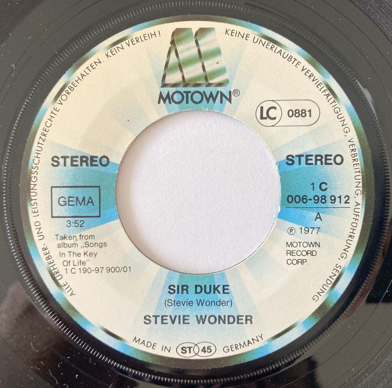 Dischi in vinile: STEVIE WONDER - SIR DUKE – Usato da Bottens venduto da hotter-than-hell 2