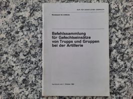 Gefechtseinsätze von Trupps und Gruppen bei der Artillerie