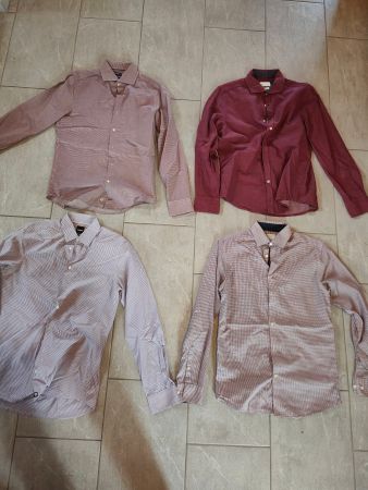 4 Hemden rottöne, Joop, Strellson, Maddison, Sondag&Sons GrM