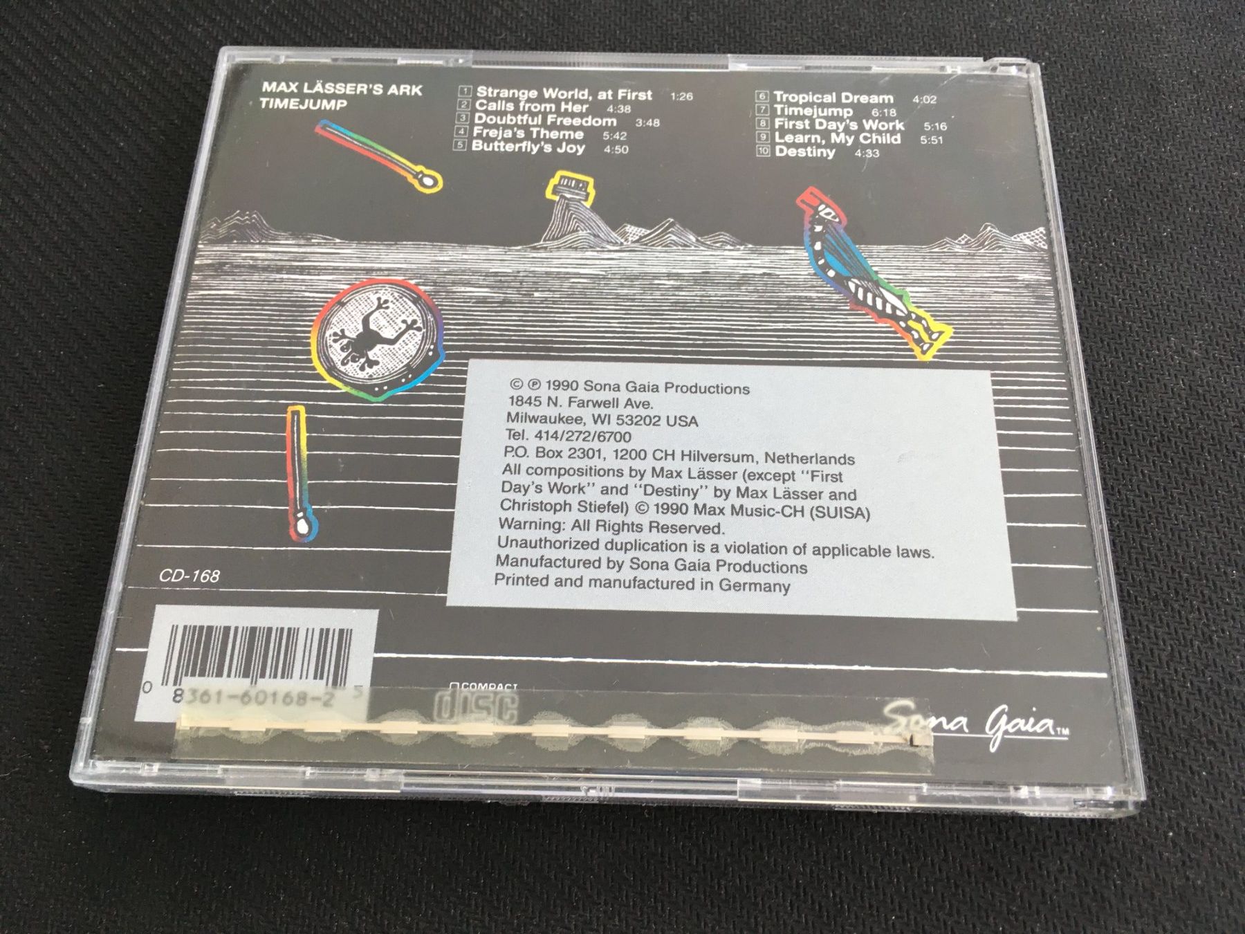 CD: Max Lässer's Ark - Timejump -CD- – Usato da St.Gallen venduto da MedienJoe 2