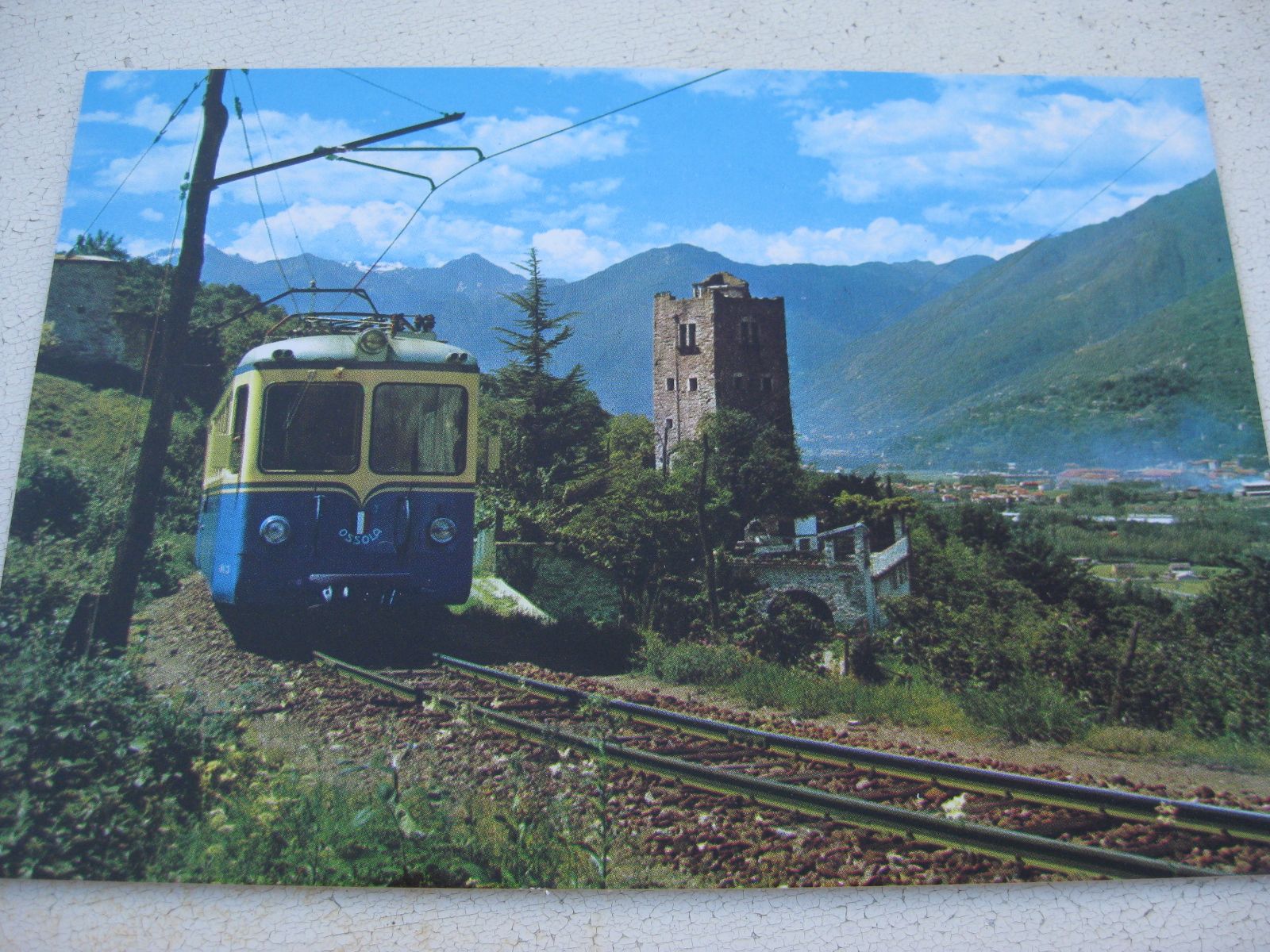 Cartoline postali: Centovalli Bahn bei Creggio – Usato da Malters venduto da Marosko